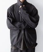 画像をギャラリービューアに読み込む, paratrait-パラトレイトのBARK SKIN BLOUSONのCHARCOAL公式通販サイトsession福岡セレクトショップ
