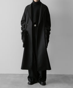 ssstein(シュタイン)の24AWコレクション OVERSIZED POCKET COAT (POCKET FUR) - BLACK 公式通販サイトsession福岡セレクトショップ