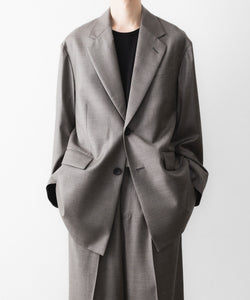 ssstein / シュタイン】EX. FINE WOOL OVERSIZED SINGLE BREASTED LONG