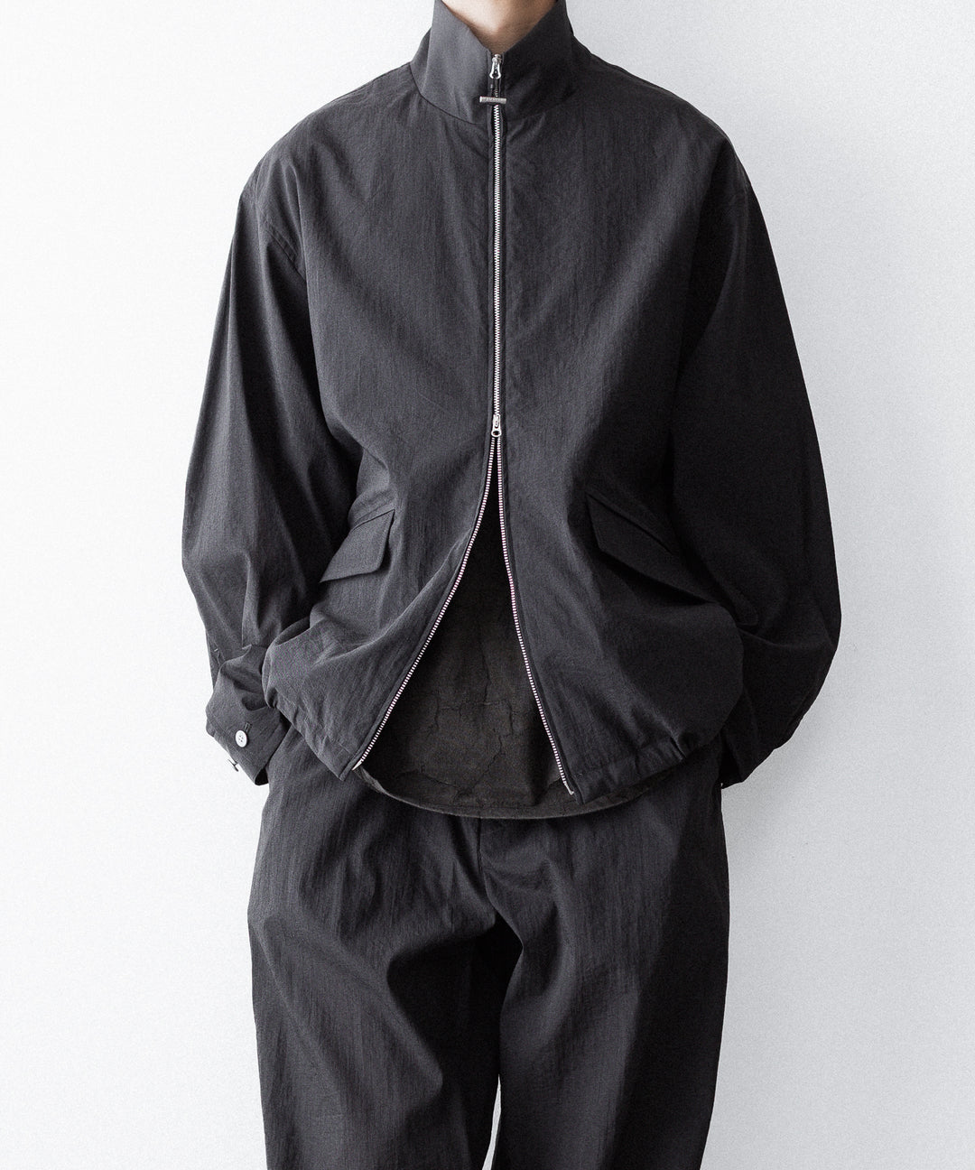 paratrait-パラトレイトのBARK SKIN BLOUSONのCHARCOAL公式通販サイトsession福岡セレクトショップ