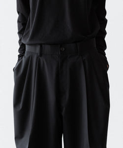 SUBLATIONS / サブレーションズ】SUPER140 3TUCK BAGGY TROUSERS