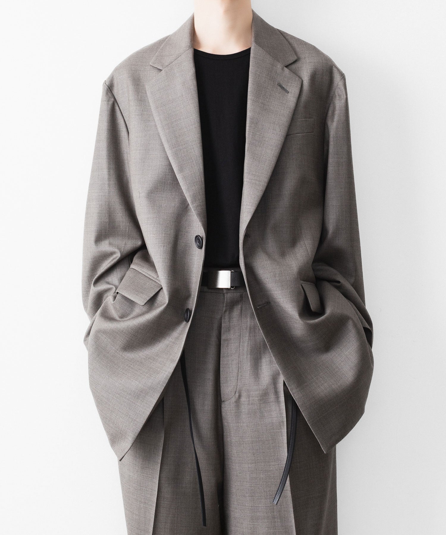 ssstein / シュタイン】EX. FINE WOOL OVERSIZED SINGLE BREASTED LONG