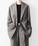 画像をギャラリービューアに読み込む, ssstein(シュタイン)のEX. FINE WOOL OVERSIZED SINGLE BREASTED LONG JACKET - GREIGEの公式通販サイトsession福岡セレクトショップ
