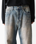 画像をギャラリービューアに読み込む, CODA コーダのFADED DIRTY INDIGO WASHED  BREAK CUT WIDE FLARED JEANSのFADED DIRTY INDIGO 公式通販サイトsession福岡セレクトショップ
