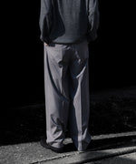 画像をギャラリービューアに読み込む, ANTHEM A アンセム エーのWOOL TROPICAL SIDE GATHER SLACKSの公式通販サイトsession福岡セレクトショップ
