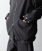 画像をギャラリービューアに読み込む, paratrait-パラトレイトのBARK SKIN BLOUSONのCHARCOAL公式通販サイトsession福岡セレクトショップ
