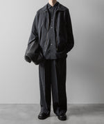 画像をギャラリービューアに読み込む, ssstein(シュタイン)の24AWコレクション SILK NYLON OVERSIZED DOWN PAT SHIRT - BLACK 公式通販サイトsession福岡セレクトショップ
