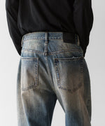 画像をギャラリービューアに読み込む, CODA コーダのFADED DIRTY INDIGO WASHED  BREAK CUT WIDE FLARED JEANSのFADED DIRTY INDIGO 公式通販サイトsession福岡セレクトショップ
