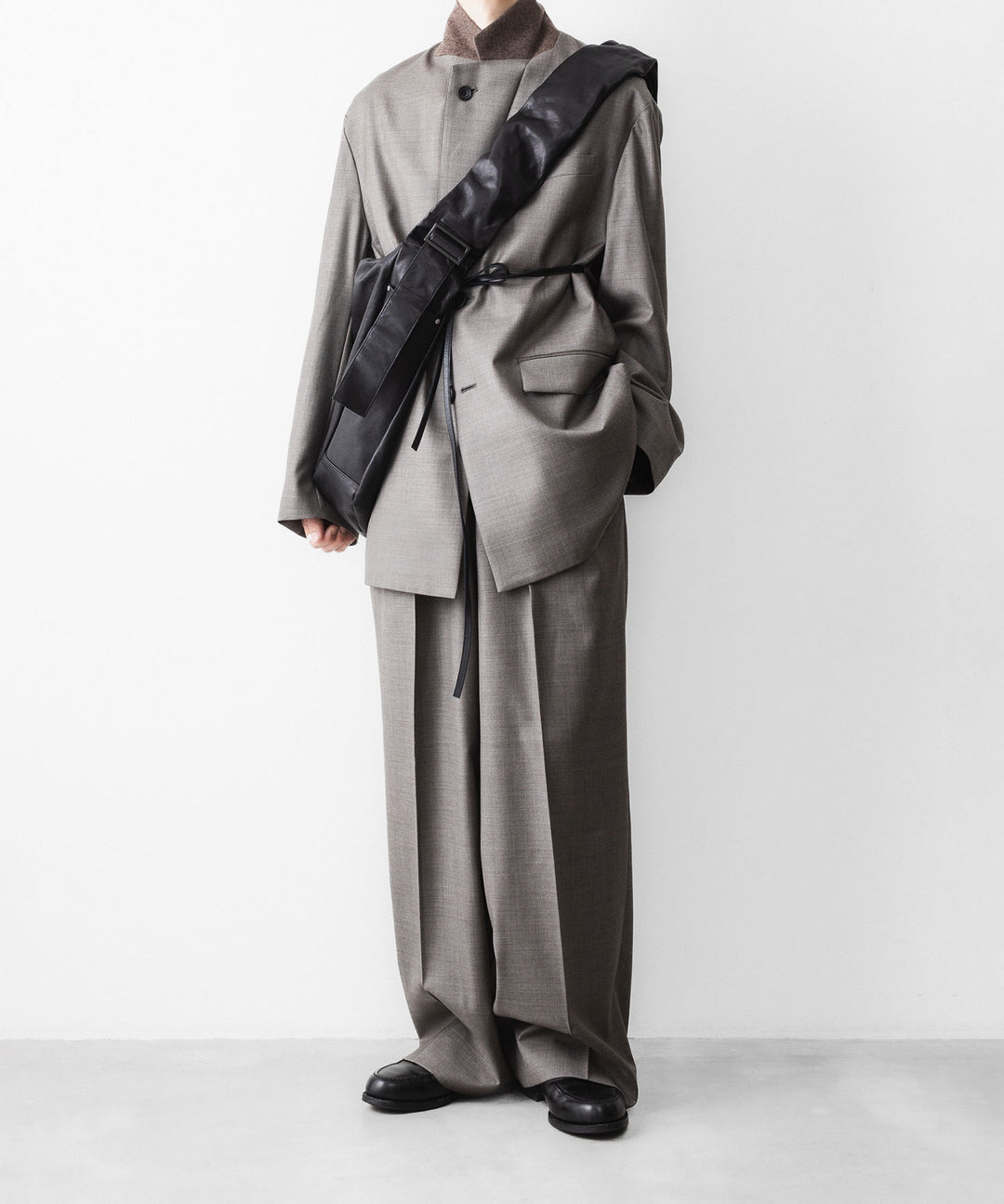 ssstein(シュタイン)のEX. FINE WOOL OVERSIZED SINGLE BREASTED LONG JACKET - GREIGEの公式通販サイトsession福岡セレクトショップ