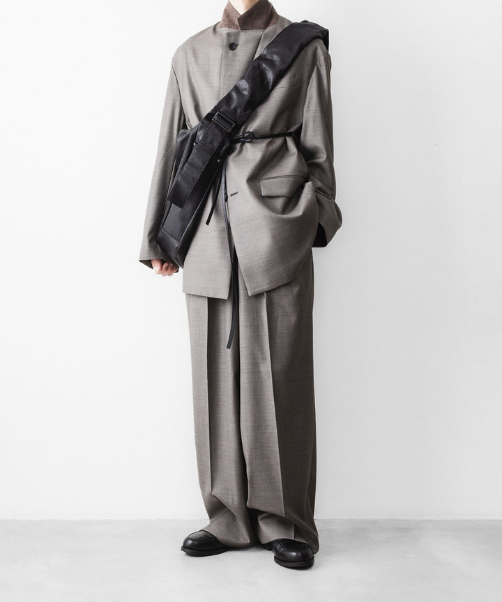 ssstein(シュタイン)のEX. FINE WOOL OVERSIZED SINGLE BREASTED LONG JACKET - GREIGEの公式通販サイトsession福岡セレクトショップ