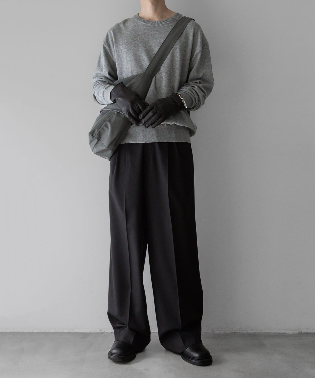 【INTÉRIM】インテリムの服 SEA ISLAND CREW KNIT - GRAY公式通販サイトsession福岡セレクトショップ