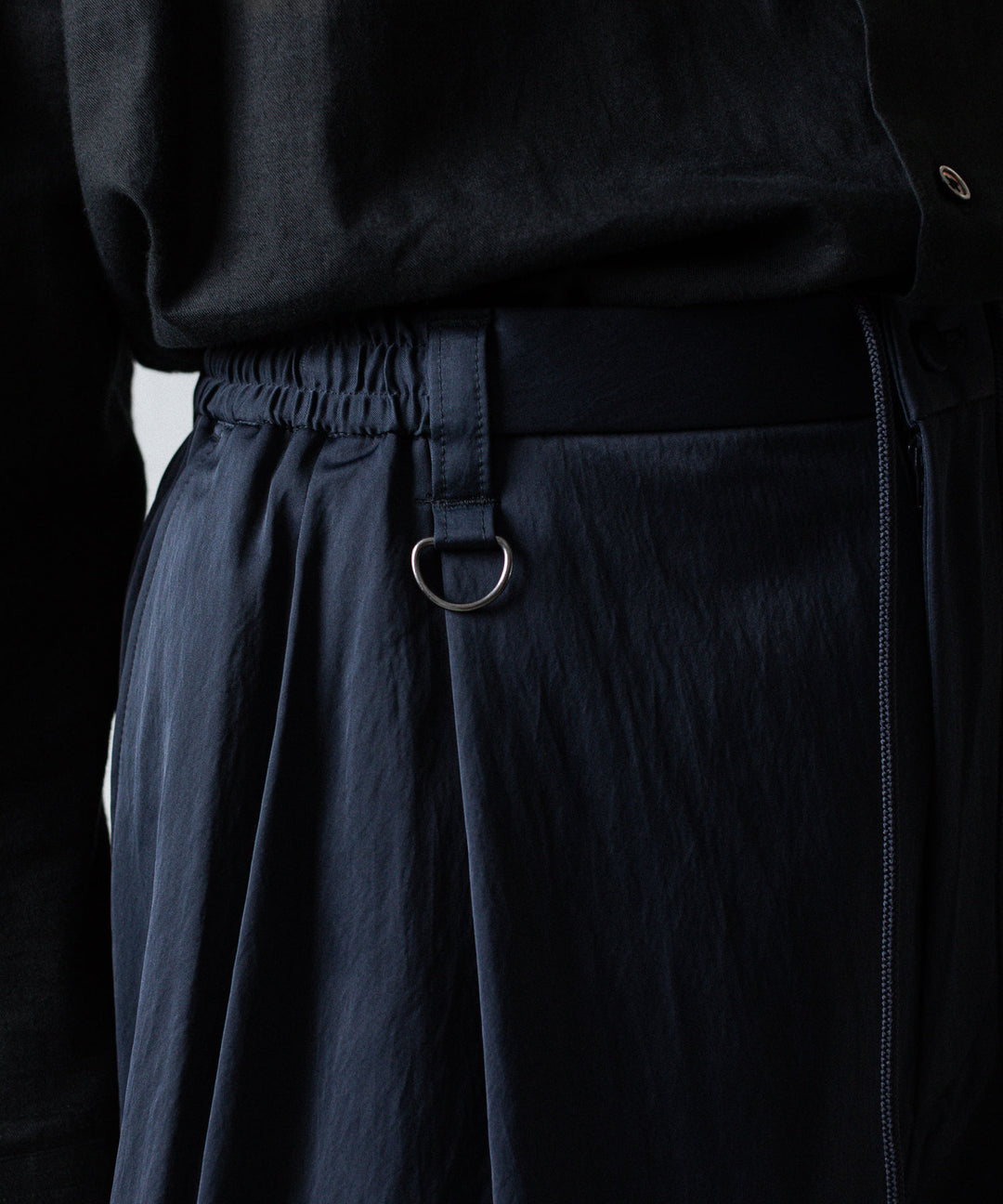 ANTHEM A-アンセムエーのSATIN MILITARY EASY PANTSのNAVY公式通販サイトsession福岡セレクトショップ 