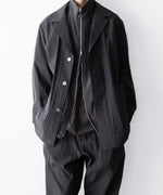 画像をギャラリービューアに読み込む, paratrait-パラトレイトのBARK SKIN BLOUSONのCHARCOAL公式通販サイトsession福岡セレクトショップ
