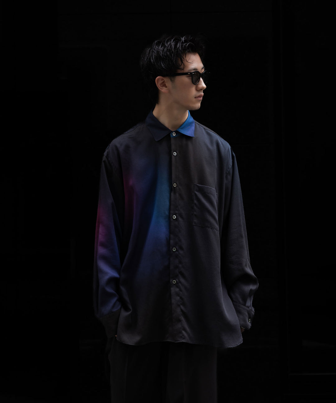 【stein】ssstein シュタインのOVERSIZED TENCEL LS SHIRT - GRADATION公式通販サイトsession福岡セレクトショップ