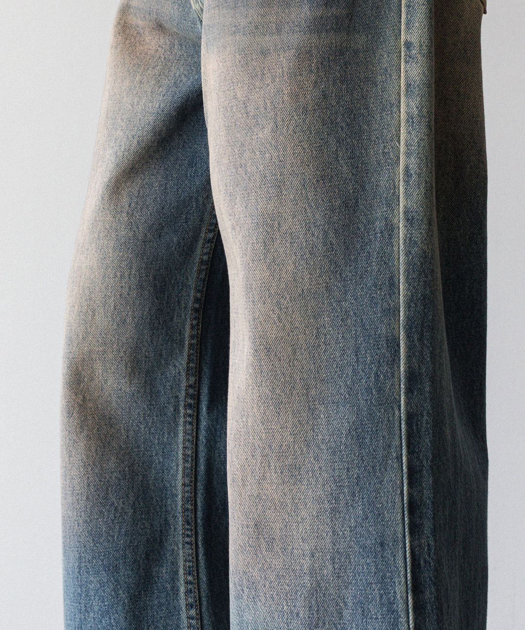 CODA コーダのFADED DIRTY INDIGO WASHED  BREAK CUT WIDE FLARED JEANSのFADED DIRTY INDIGO 公式通販サイトsession福岡セレクトショップ