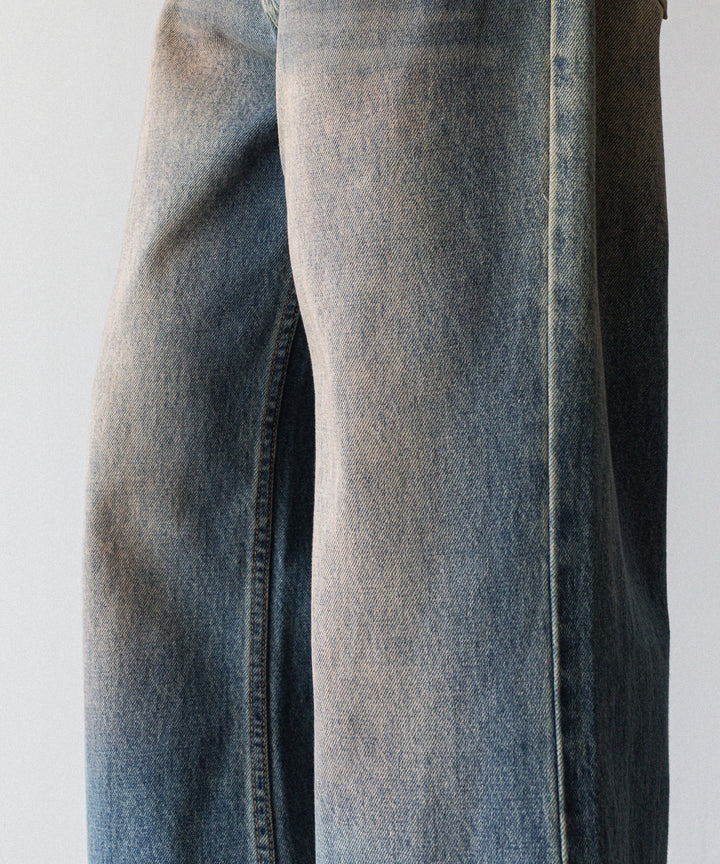 CODA コーダのFADED DIRTY INDIGO WASHED  BREAK CUT WIDE FLARED JEANSのFADED DIRTY INDIGO 公式通販サイトsession福岡セレクトショップ