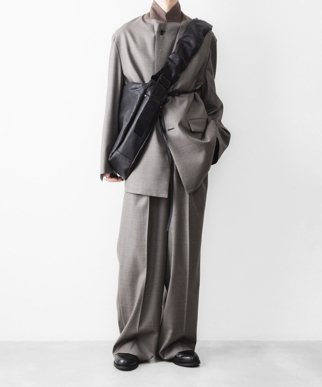 ssstein(シュタイン)のEX. FINE WOOL OVERSIZED SINGLE BREASTED LONG JACKET - GREIGEの公式通販サイトsession福岡セレクトショップ