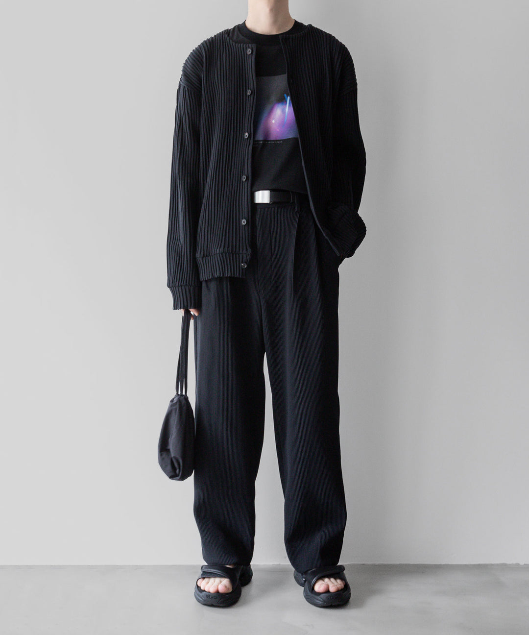 stein-シュタインのPRINT TEE [ MULTIPLICATION ]のBLACK(MERCERISED COTTON)公式通販サイトsession福岡セレクトショップ