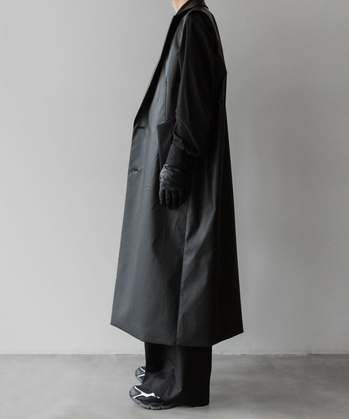 stein(シュタイン)の24SSコレクションNO SLEEVE LONG COATのBLACK (COATING)