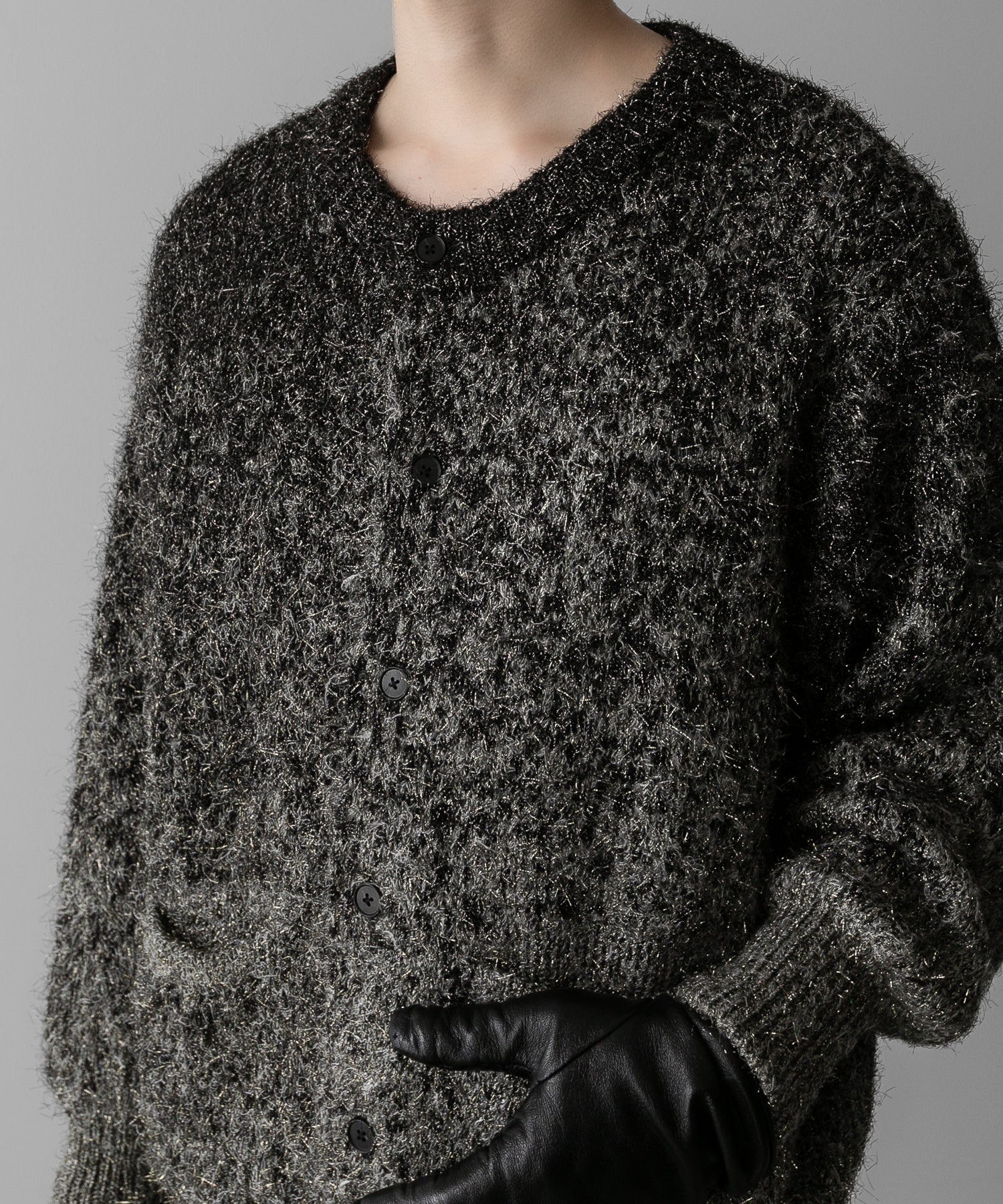 ssstein(シュタイン)の24AWコレクション GLITTER FUR KNIT GRADATION CARDIGAN - GRADATION 公式通販サイトsession福岡セレクトショップ