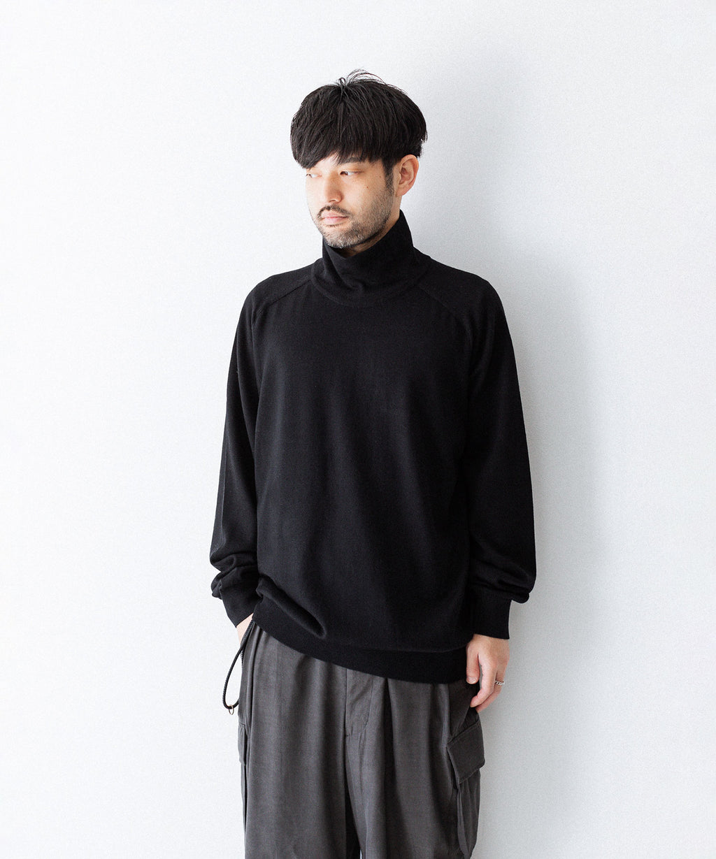 UMEDA ウメダの12GG HIGHNECK PULLOVERのBLACK 公式通販サイトsession福岡セレクトショップ