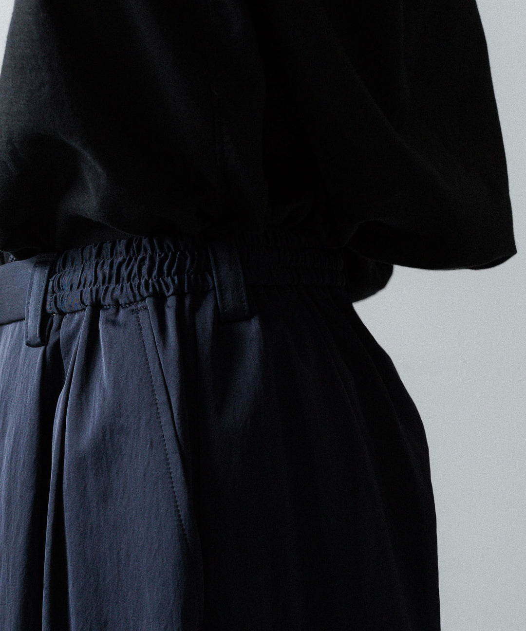 ANTHEM A-アンセムエーのSATIN MILITARY EASY PANTSのNAVY公式通販サイトsession福岡セレクトショップ 