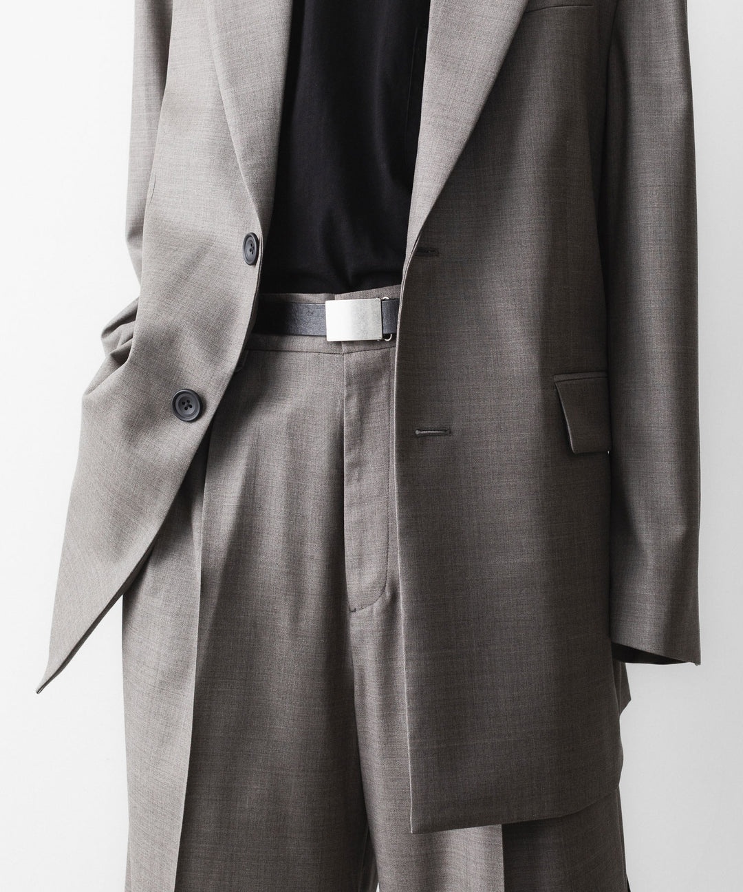ssstein(シュタイン)のEX. FINE WOOL OVERSIZED SINGLE BREASTED LONG JACKET - GREIGEの公式通販サイトsession福岡セレクトショップ