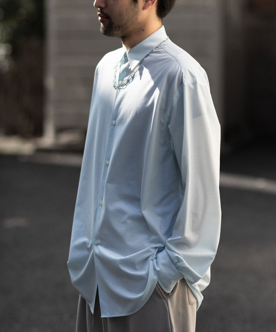 【KANEMASA PHIL.】カネマサフィルの46G MODEST L/S SHIRT - SAXの公式通販サイトsession福岡セレクトショップ