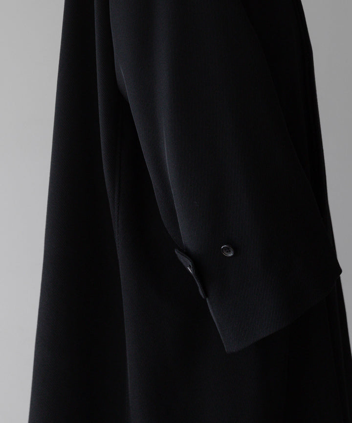 【INTÉRIM】インテリムのFLUID WOOL TRICOTINE SINGLE RAGLAN COAT - BLACK公式通販サイトsession福岡セレクトショップ