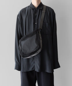 【stein】ssstein シュタインのOVERSIZED CUPRO LS SHIRTのBLACK 公式通販サイトsession福岡セレクトショップ