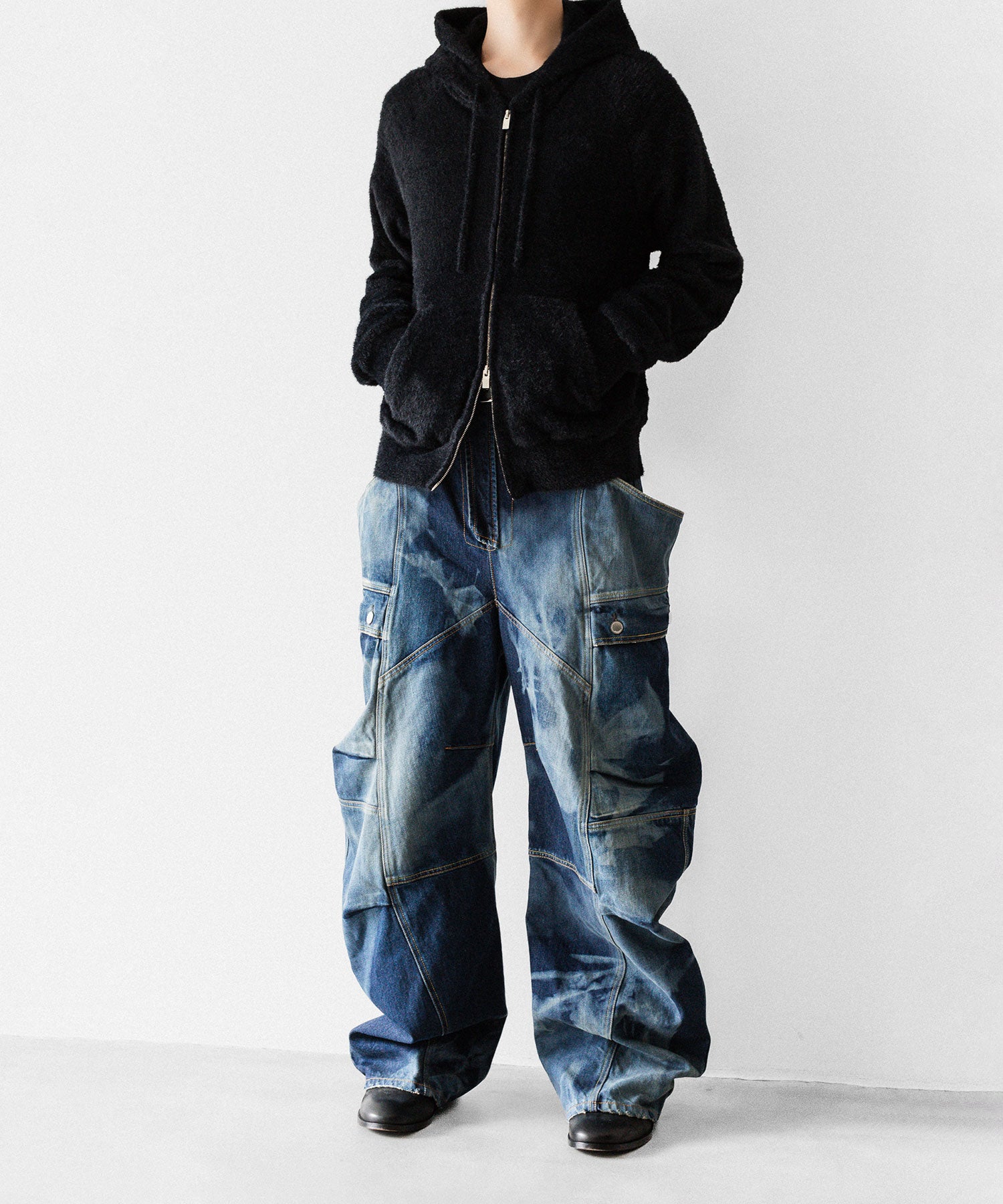 SUBLATIONS サブレーションズのDENIM BANANA CUTTING PANTSのUSED INDIGO 公式通販サイトsession福岡セレクトショップ