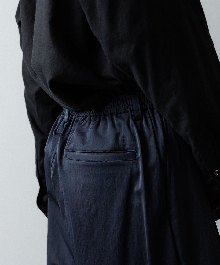 ANTHEM A-アンセムエーのSATIN MILITARY EASY PANTSのNAVY公式通販サイトsession福岡セレクトショップ 