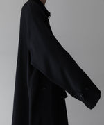 画像をギャラリービューアに読み込む, 【INTÉRIM】インテリムのFLUID WOOL TRICOTINE SINGLE RAGLAN COAT - BLACK公式通販サイトsession福岡セレクトショップ
