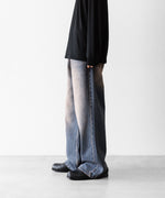 画像をギャラリービューアに読み込む, CODA コーダのDUST INDIGO ACID WASH BREAK CUT FLARED JEANSのDUST INDIGO 公式通販サイトsession福岡セレクトショップ
