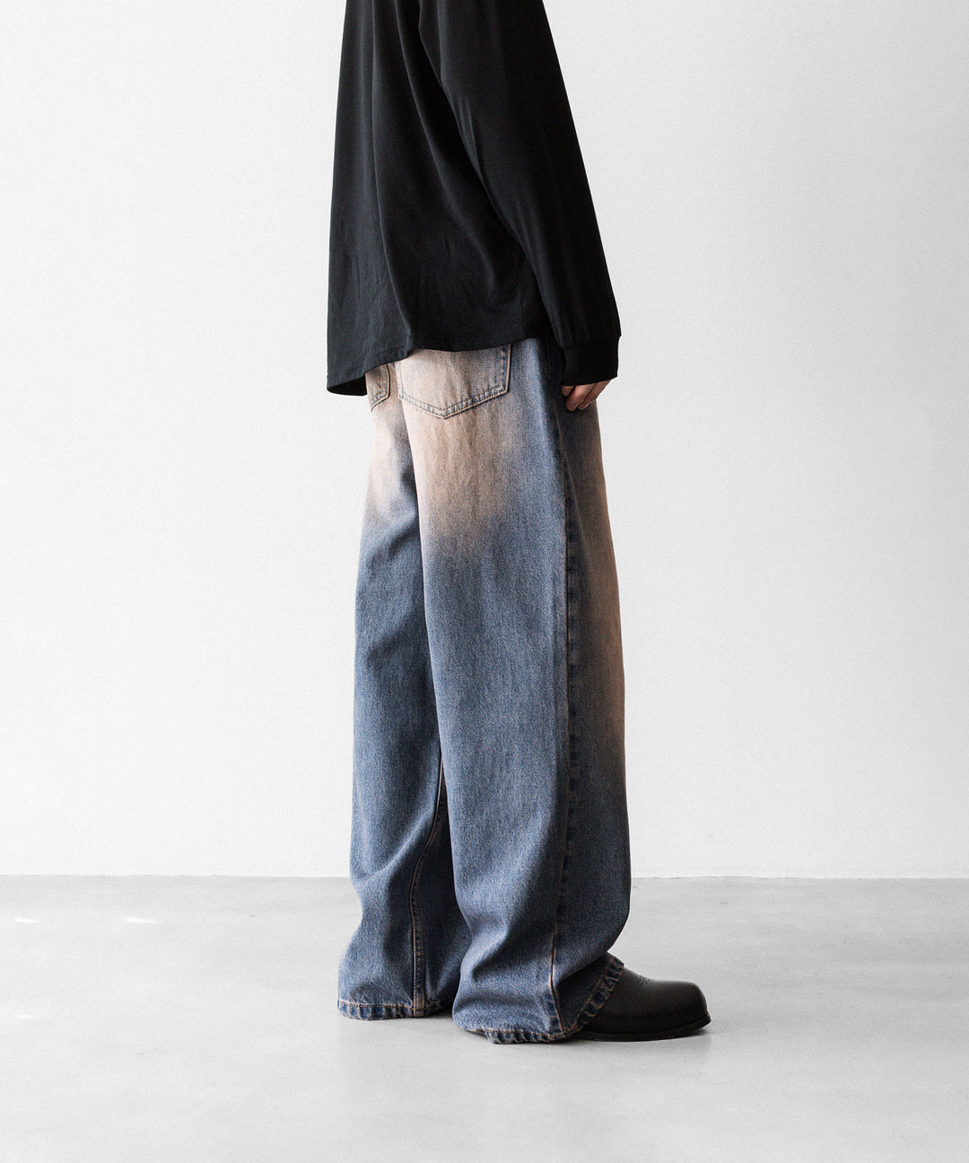 CODA コーダのDUST INDIGO ACID WASH BREAK CUT FLARED JEANSのDUST INDIGO 公式通販サイトsession福岡セレクトショップ