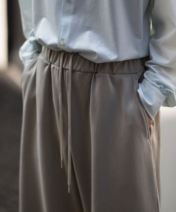 【KANEMASA PHIL.】28G CUPRO EASY PANTS - KHAKI