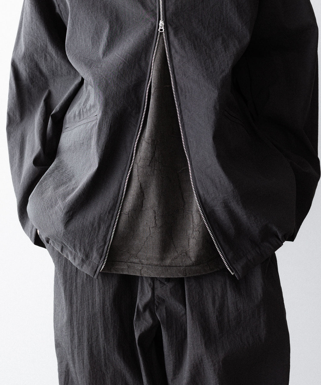 paratrait-パラトレイトのBARK SKIN BLOUSONのCHARCOAL公式通販サイトsession福岡セレクトショップ