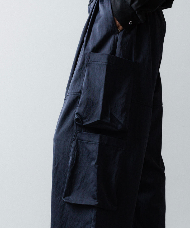 ANTHEM A-アンセムエーのSATIN MILITARY EASY PANTSのNAVY公式通販サイトsession福岡セレクトショップ 