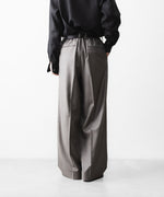 画像をギャラリービューアに読み込む, ssstein(シュタイン)のEXTRA FINE WOOL EASY LONG WIDE TROUSERS - GREIGEの公式通販サイトsession福岡セレクトショップ
