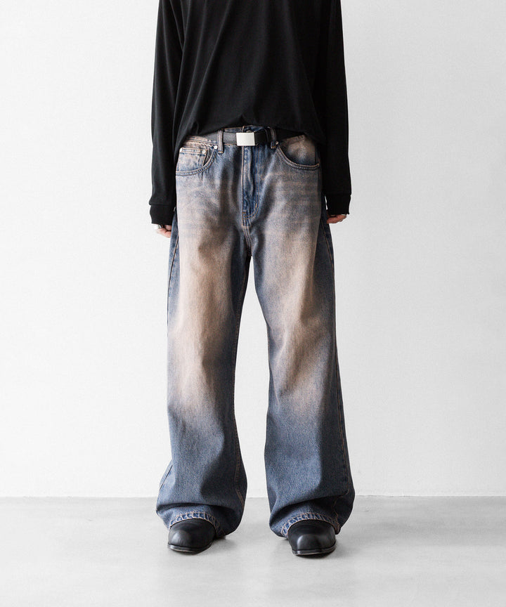 CODA コーダのDUST INDIGO ACID WASH BREAK CUT FLARED JEANSのDUST INDIGO 公式通販サイトsession福岡セレクトショップ