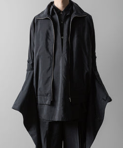 ssstein(シュタイン)の24AWコレクション SILK NYLON OVERSIZED DOWN PAT SHIRT - BLACK 公式通販サイトsession福岡セレクトショップ