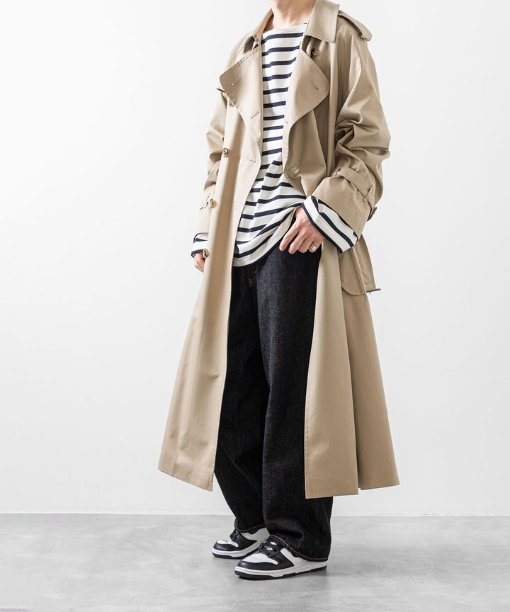INTÉRIM インテリム 23ss HYPER BIG SUVIN GIZA BASQUE BORDER SHIRT sessionセッション福岡セレクトショップ 公式通販サイト