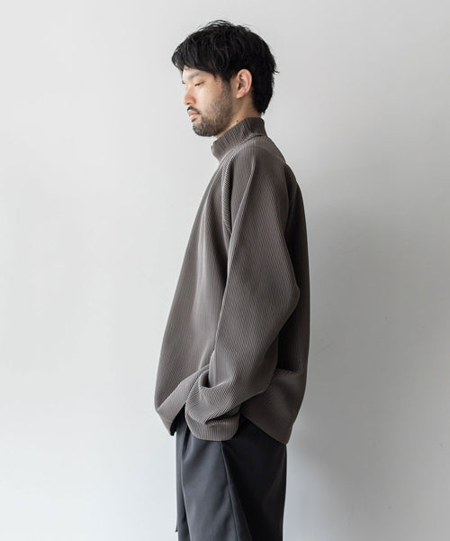 stein / シュタイン】OVERSIZED GRADATION PLEATS LS - D.GREIGE