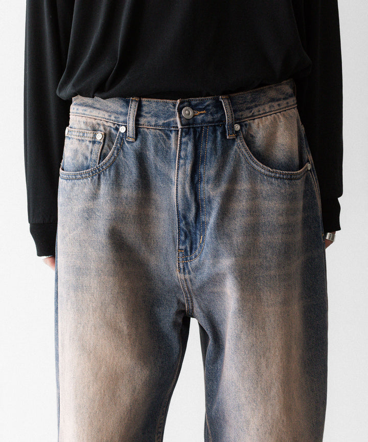 CODA コーダのDUST INDIGO ACID WASH BREAK CUT FLARED JEANSのDUST INDIGO 公式通販サイトsession福岡セレクトショップ