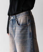 画像をギャラリービューアに読み込む, CODA コーダのDUST INDIGO ACID WASH BREAK CUT FLARED JEANSのDUST INDIGO 公式通販サイトsession福岡セレクトショップ
