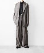 画像をギャラリービューアに読み込む, ssstein(シュタイン)のEXTRA FINE WOOL EASY LONG WIDE TROUSERS - GREIGEの公式通販サイトsession福岡セレクトショップ
