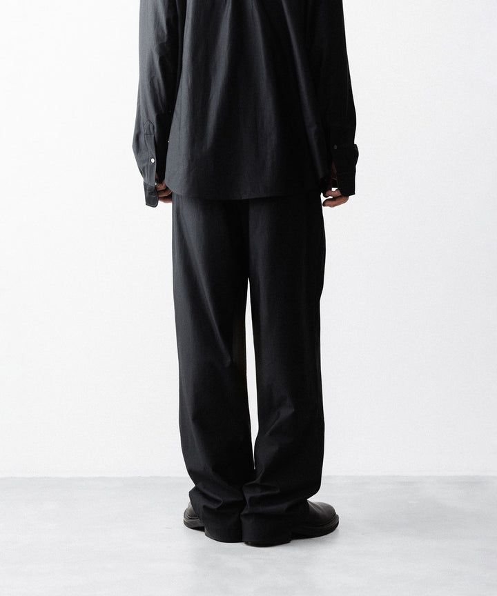 KANEMASA PHIL. カネマサフィルの36G WOOL TROUSERSのBLACK 公式通販サイトsession福岡セレクトショップ