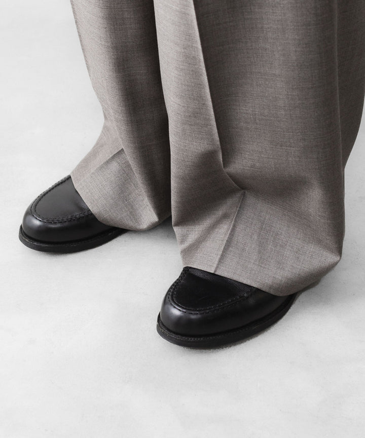 ssstein(シュタイン)のEXTRA FINE WOOL EASY LONG WIDE TROUSERS - GREIGEの公式通販サイトsession福岡セレクトショップ