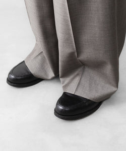 ssstein / シュタイン】EXTRA FINE WOOL EASY LONG WIDE TROUSERS