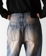 画像をギャラリービューアに読み込む, CODA コーダのDUST INDIGO ACID WASH BREAK CUT FLARED JEANSのDUST INDIGO 公式通販サイトsession福岡セレクトショップ
